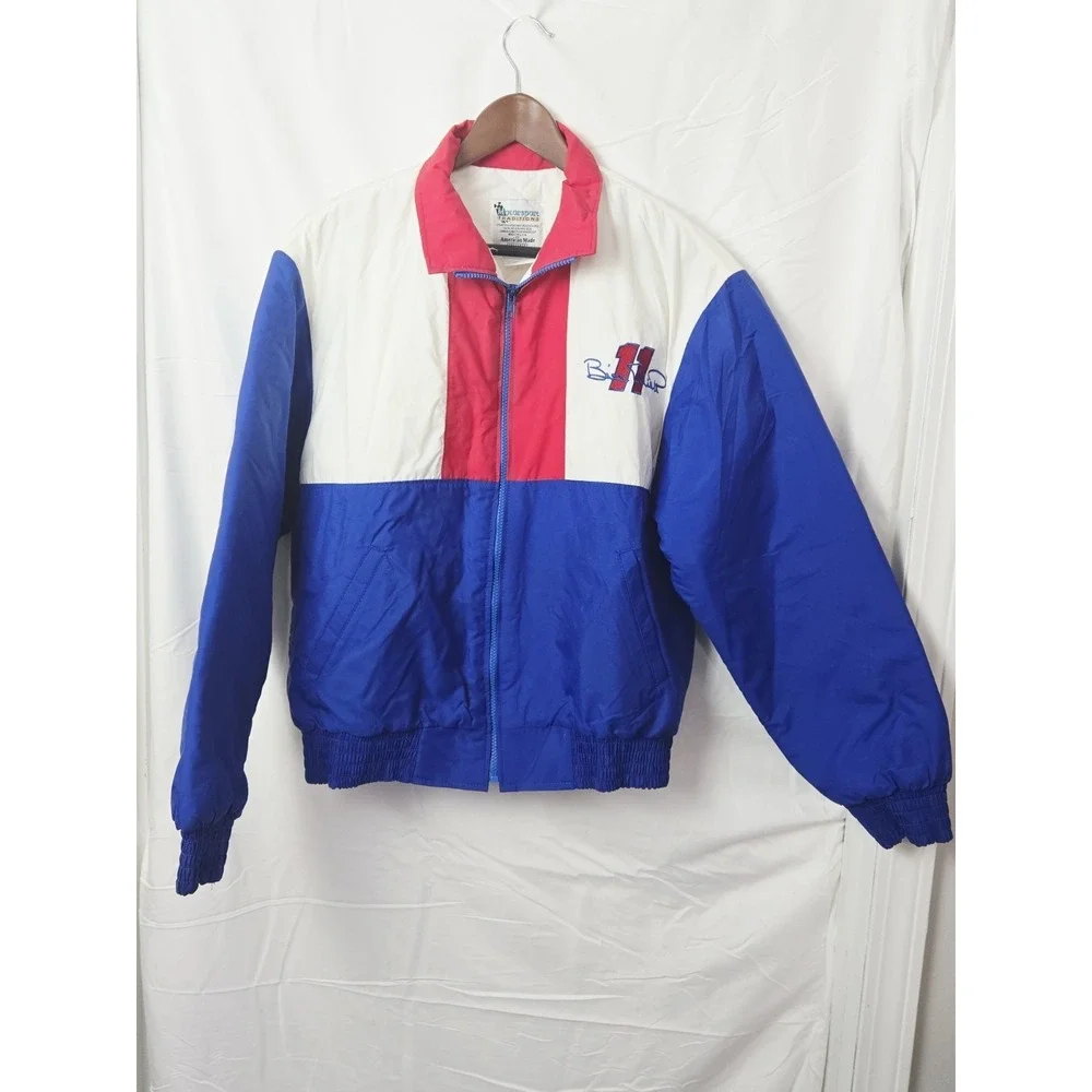 Vintage Bill Elliott #11 Motorsport Traditions Nascar Jacket Sz Medium Budweiser